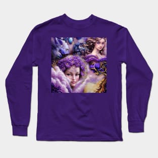 Lilac Cloud Dream Realm Long Sleeve T-Shirt